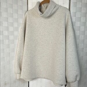 Old Navy Cream Funnel Neck Pullover Sweater